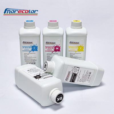 Pigmento de tinta branca CMYK DTF impermeável para cabeça de impressão XP600 I3200