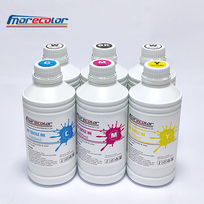 Pigmento de tinta branca DTF 1L de cores vivas para impressora de filme de impressão digital