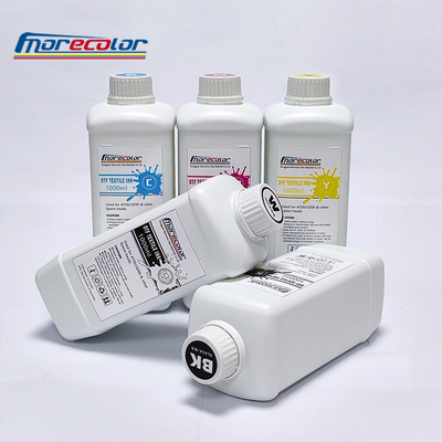 Tinta branca têxtil para impressão digital, tinta de impressora à prova d'água para 1390 L1800 DX5