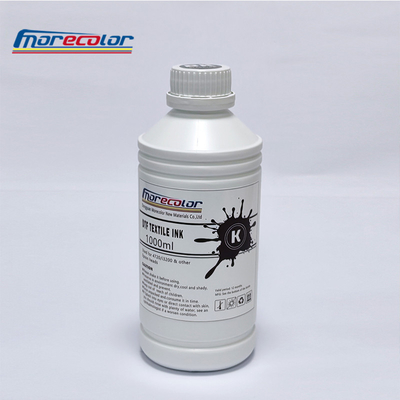 Tinta de impressão têxtil à base de água, tinta branca DTG para impressão de transferência de camiseta