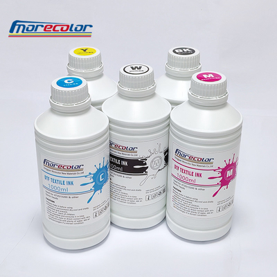 CMYKW tinta têxtil de pigmento de cor natural para impressora a jato de tinta certificado MSDS