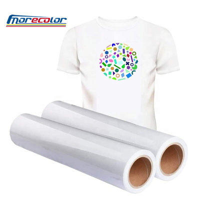 Filme PET 75U DTF flexível esticável para impressão digital de camiseta