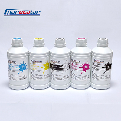 500 ml de tinta de impressão DTF cor CMYKW para XP600 4720 I3200 Glow Impressora Dtf Transfer