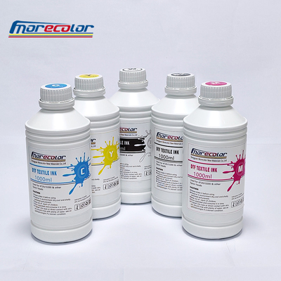 1000 ml de tinta direta para filme, tinta de transferência de calor branca CMYK W cor